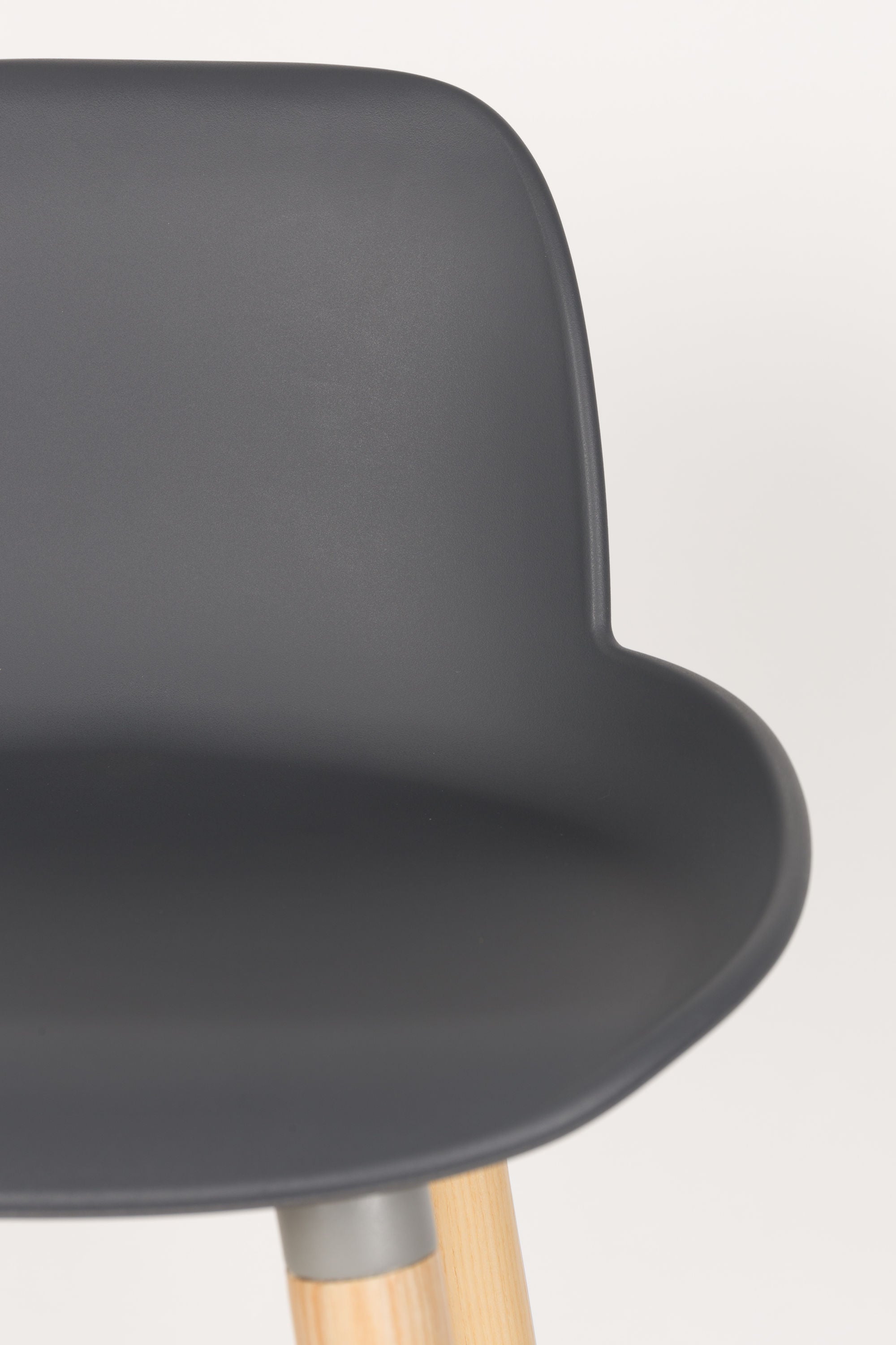Zuiver Set of 2 Albert Kuip Dark Grey Bar Stool